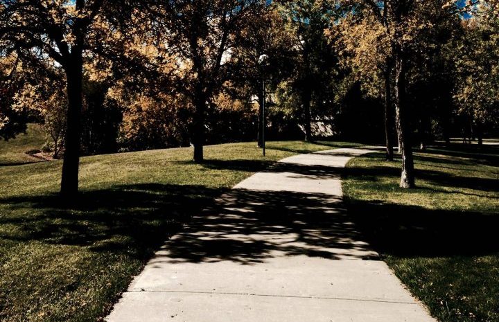 One-way signs have been added to the walking path, encouraging residents to follow the rules set in place.
