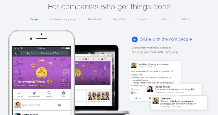 Facebook launches ‘Workplace’ – a social network for your office - image