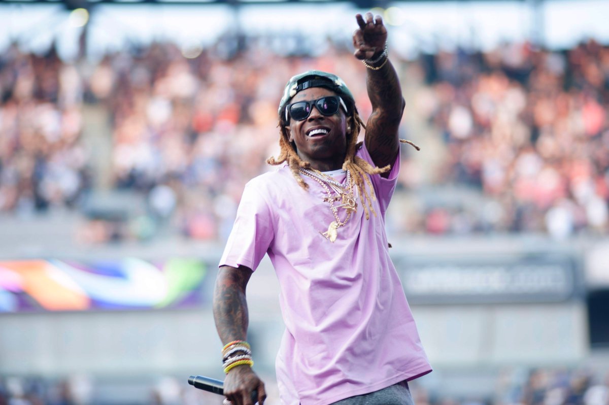 Lil Wayne at the Magnificent Coloring Day Festival at Comiskey Park in Chicago, Illinois, September 24, 2016.
