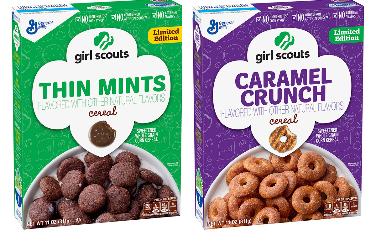  General Mills confirmed Monday, Oct. 24, 2016, that it will be introducing a limited-time Girl Scout Cookies cereal line in January.