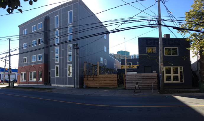 Good Robot brewery is pictured here next to the Centre for Islamic Development in Halifax. 