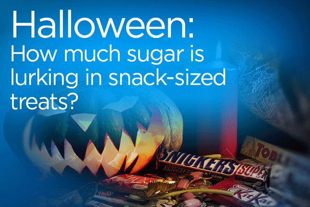 Bite-sized chocolate bars, small bags of chips and a handful of lollipops – how bad could a Halloween indulgence be?.