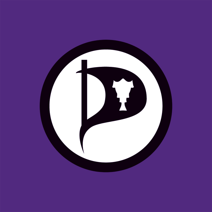 The logo for Iceland’s Pirate party.