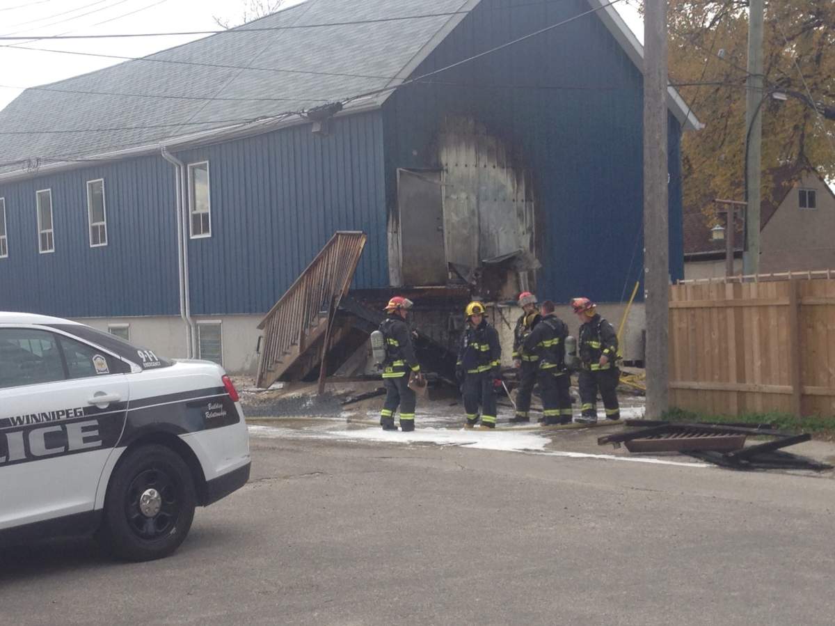 A suspicious fire broke out on Hespeler Ave. Saturday afternoon. 