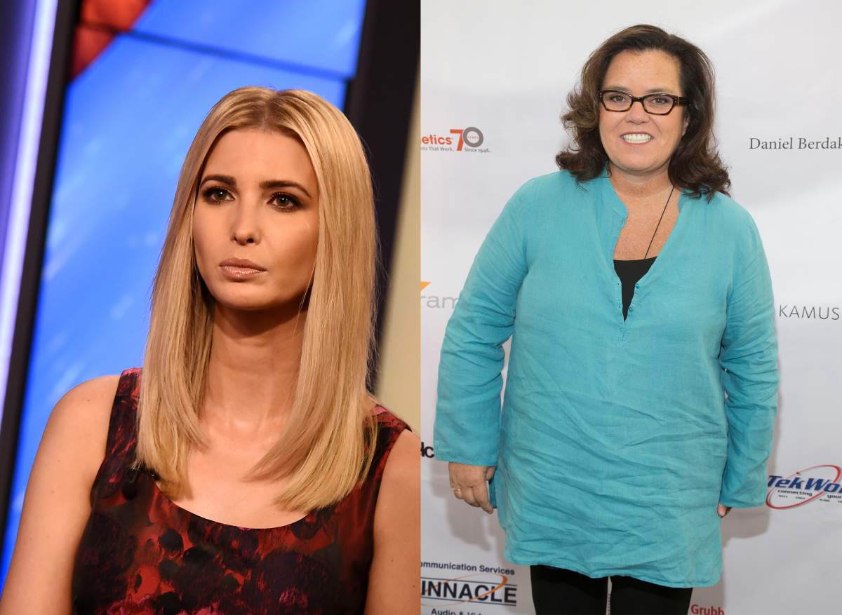 (L-R) Ivanka Trump and Rosie O'Donnell.