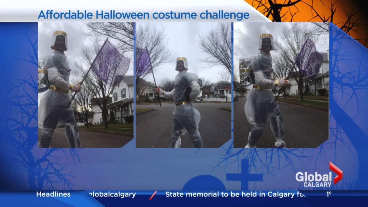 Global Calgary affordable Halloween costume challenge from crafter Lori Gibbs - image
