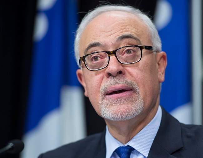 Quebec Finance Minister Carlos Leitao.