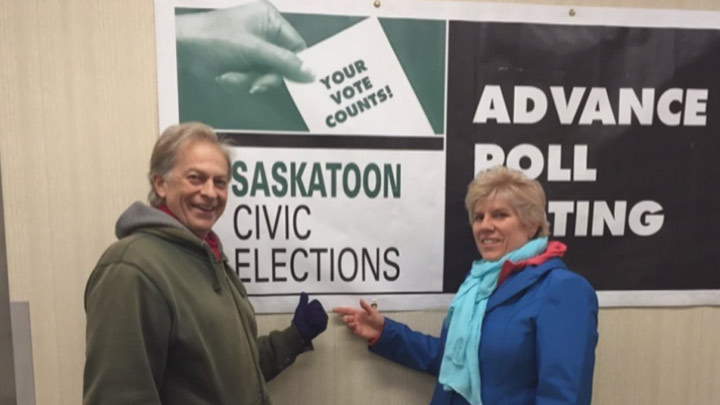 Devon Hein accused of altering tweeted photo taken during advance voting in the upcoming Saskatoon civic election.