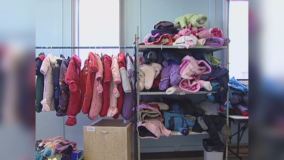 Winnipeggers are welcome to drop off their winter gear for children in need Wednesday morning at the United Way parking lot.