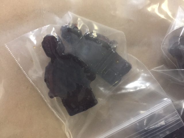 Tsuut’ina police seized marijuana, drug paraphernalia, and 204 of these THC candies shaped like LEGO and in a traffic stop on the First Nation Monday. 