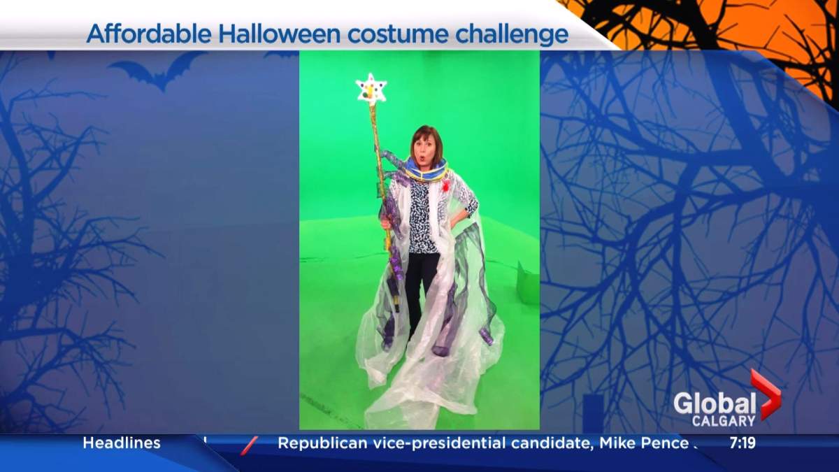 Global Calgary affordable Halloween costume challenge from crafter Lori Gibbs - image