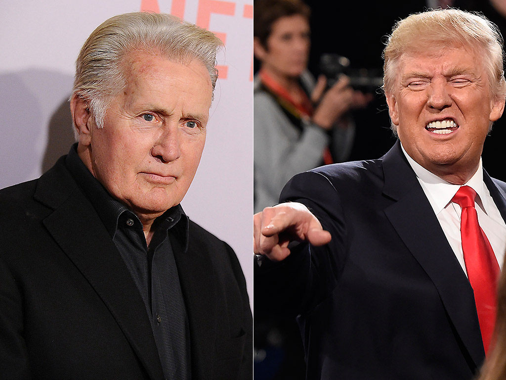 Martin Sheen, Donald Trump