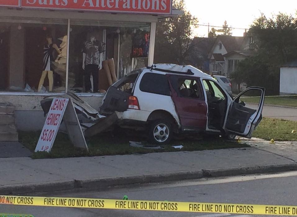 Crash on McPhillips Street Saturday morning claims two lives.