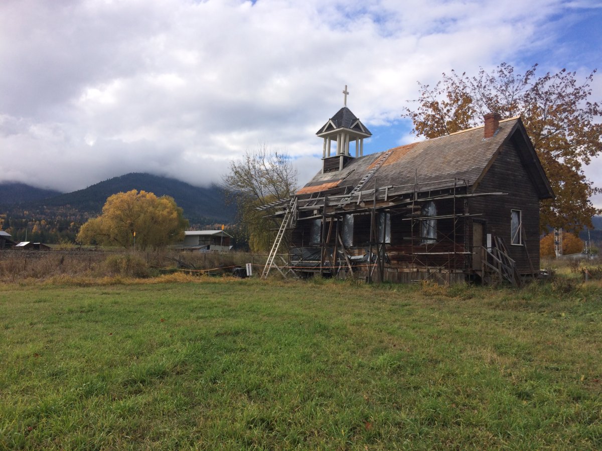A society has spent years restoring Notch Hill Church. The recent theft of specialized planks for the restoration is a big setback for the project. 
