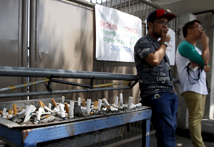 cigarette smoking in the philippines Philippines prepares to implement tough no-smoking law