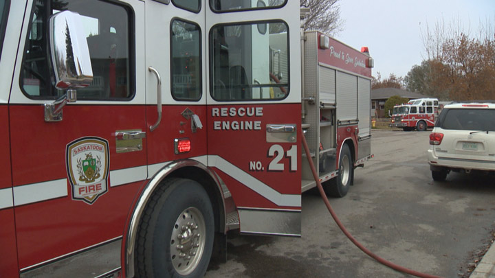 Saskatoon firefighters dealt with two apartment fires over the weekend, one caused by a barbecue and the other by a dryer.