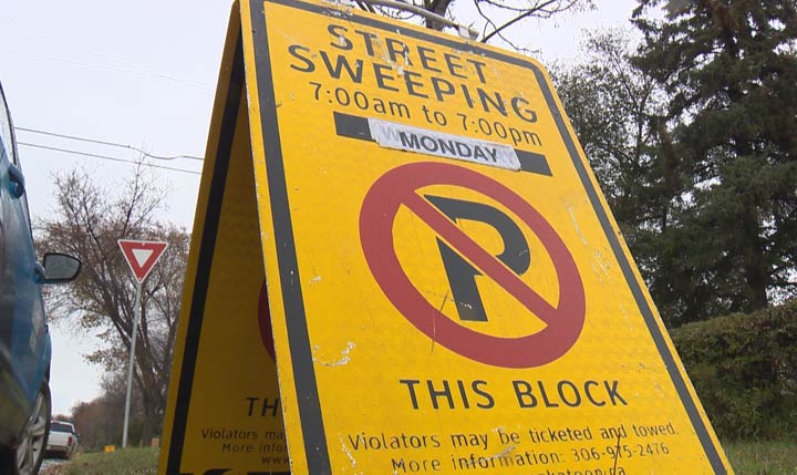 Fall street sweeping is set to start in 10 Saskatoon neighbourhoods on Monday, Oct. 17 to reduce the potential for spring flooding.