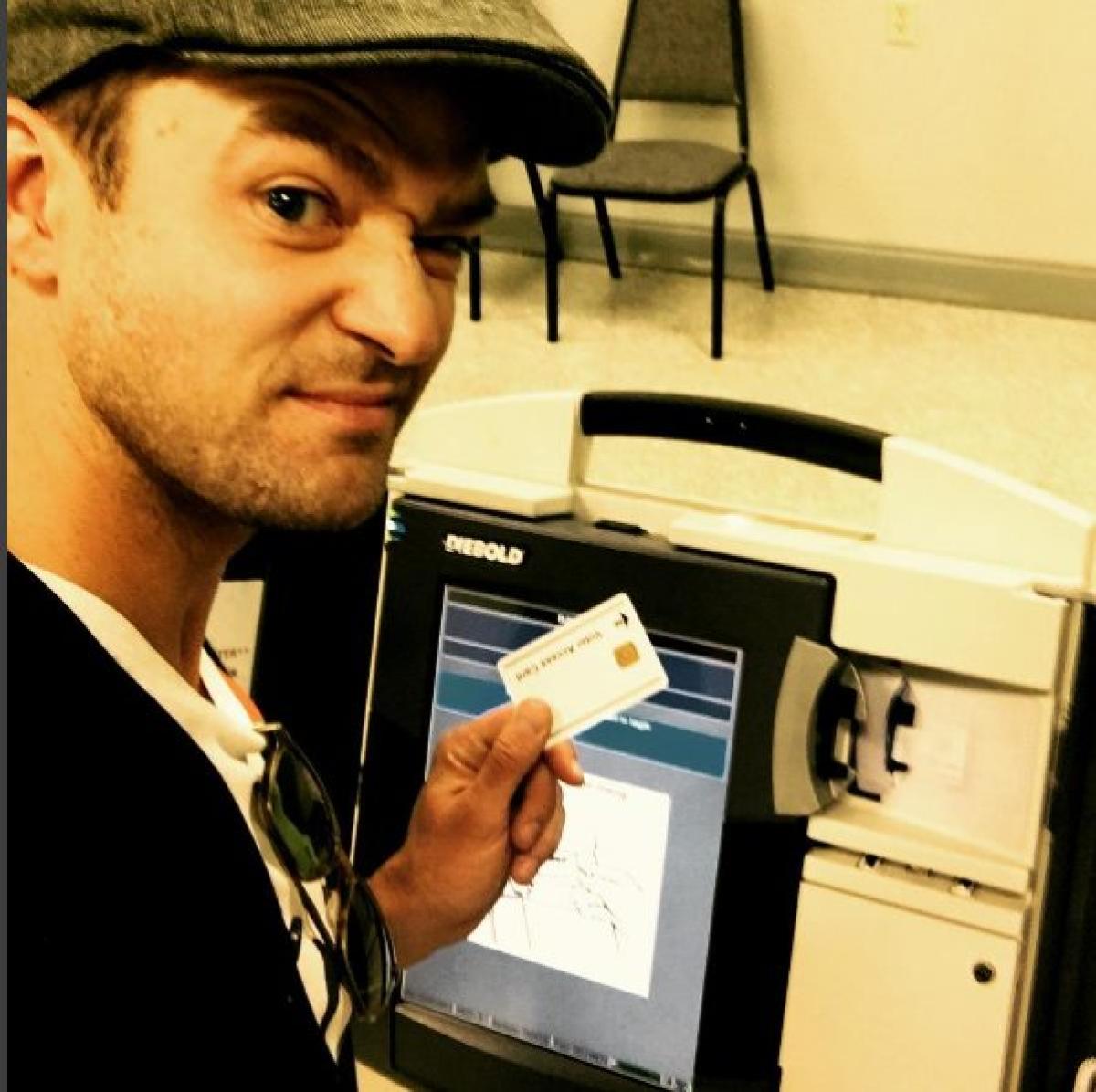 Timberlake's Instagram post.