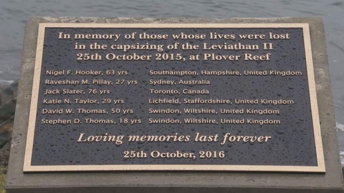 Victims remembered one year after Leviathan II tragedy in Tofino - image