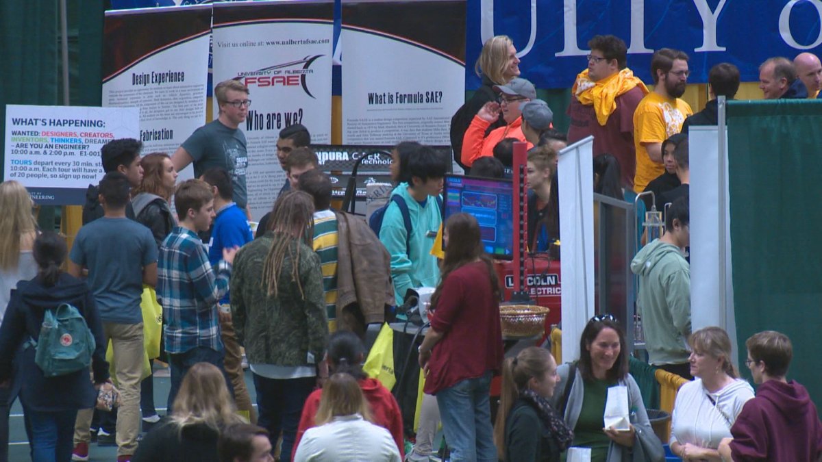 Over 8,000 students took in the annual University of Alberta Open House.