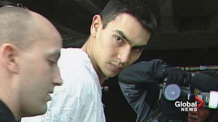 Christopher Watcheston is allowed to leave prison to go get a passport photo taken.