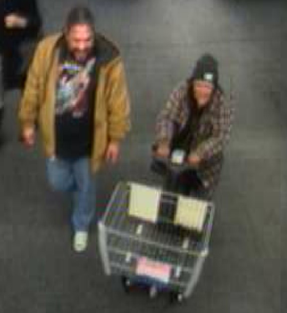 West Kelowna RCMP are asking for help locating two men who may have stolen a wheelchair where the owner had parked it in a store Wednesday. 
