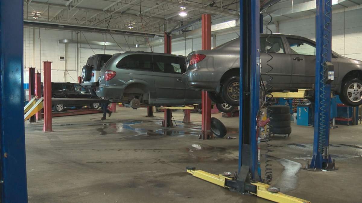 Edmonton motorists are lining up to get winter tires.