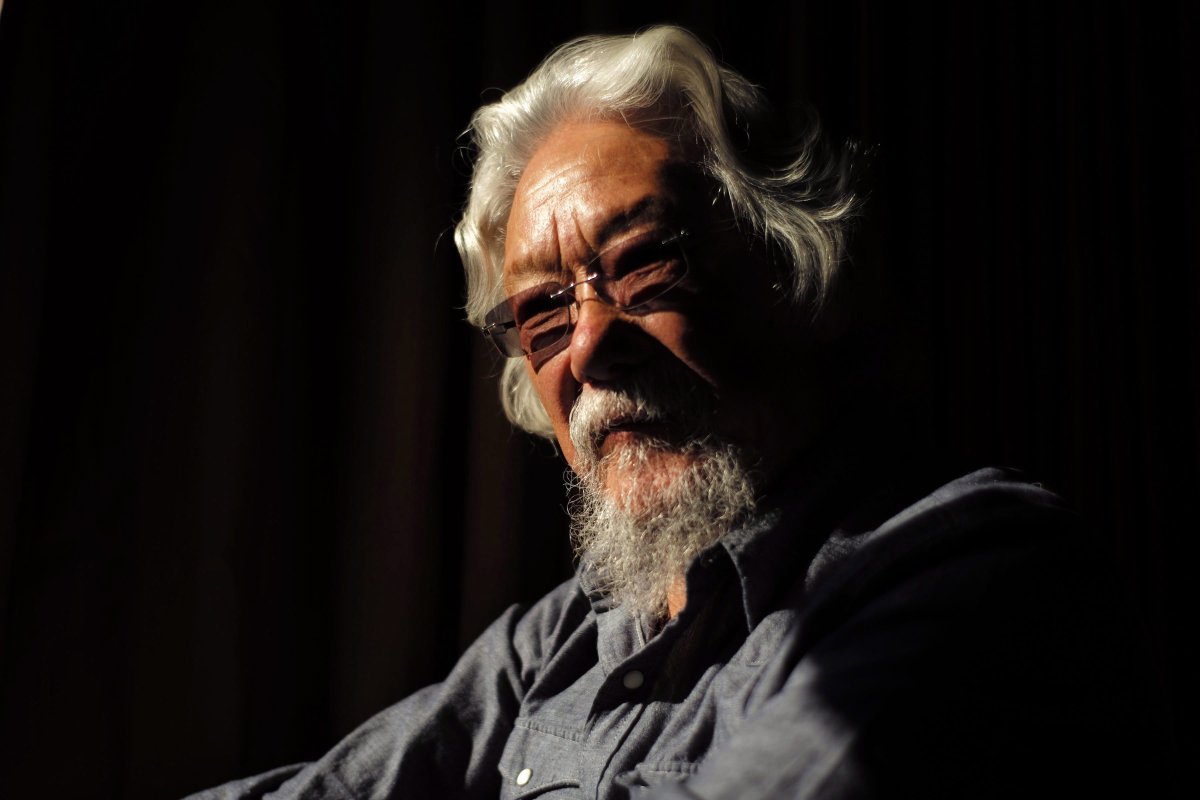 Scientist, environmentalist and broadcaster David Suzuki is pictured in a Toronto hotel room, on Monday November 11 , 2016. 