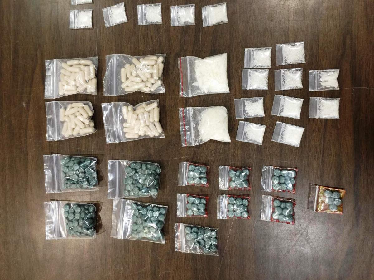 A selection of items Calgary police said were recovered during the search of two homes -- one in the 200 block of Fresno Place N.E. and one in the 0-100 block of West Springs Road S.W. – as well as two vehicles.