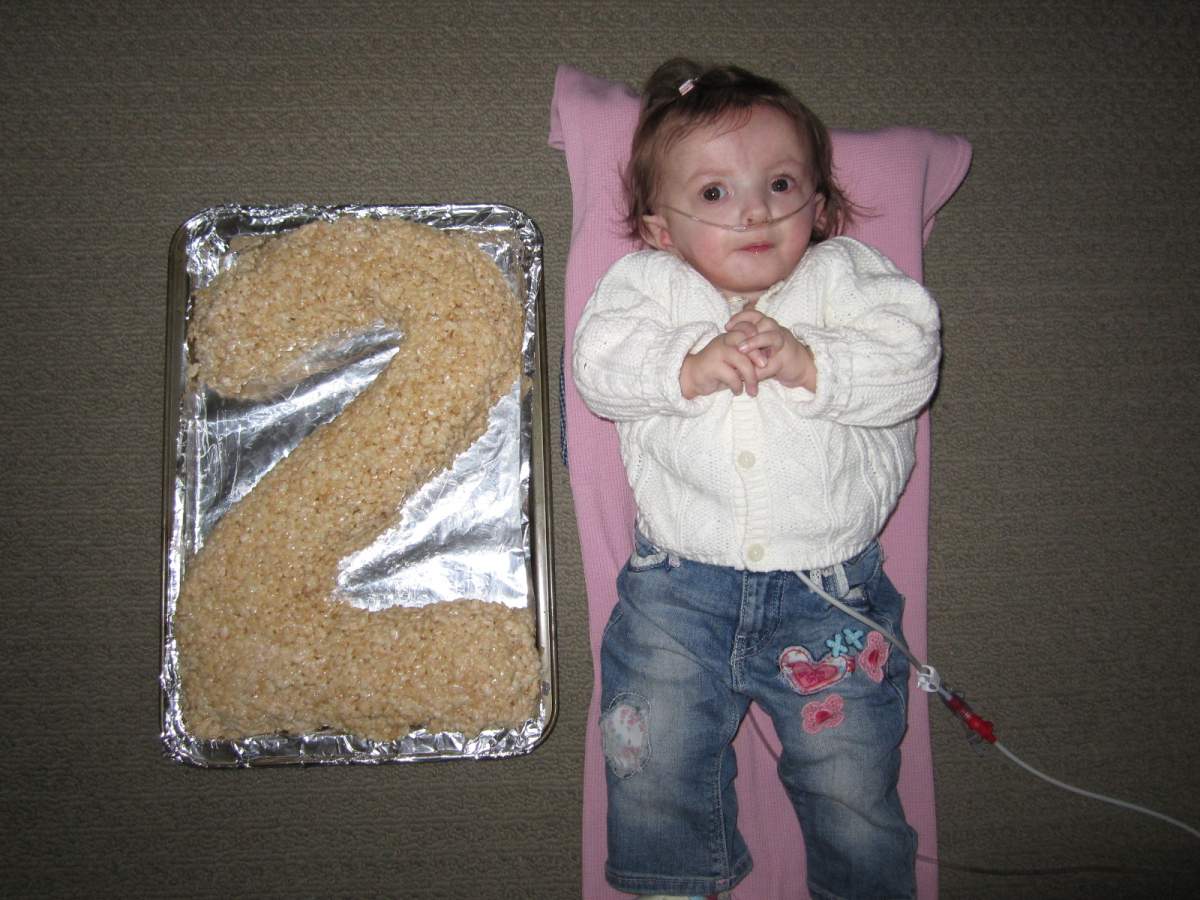 Mackenzee Wittke on her second birthday. She hasn’t changed much.