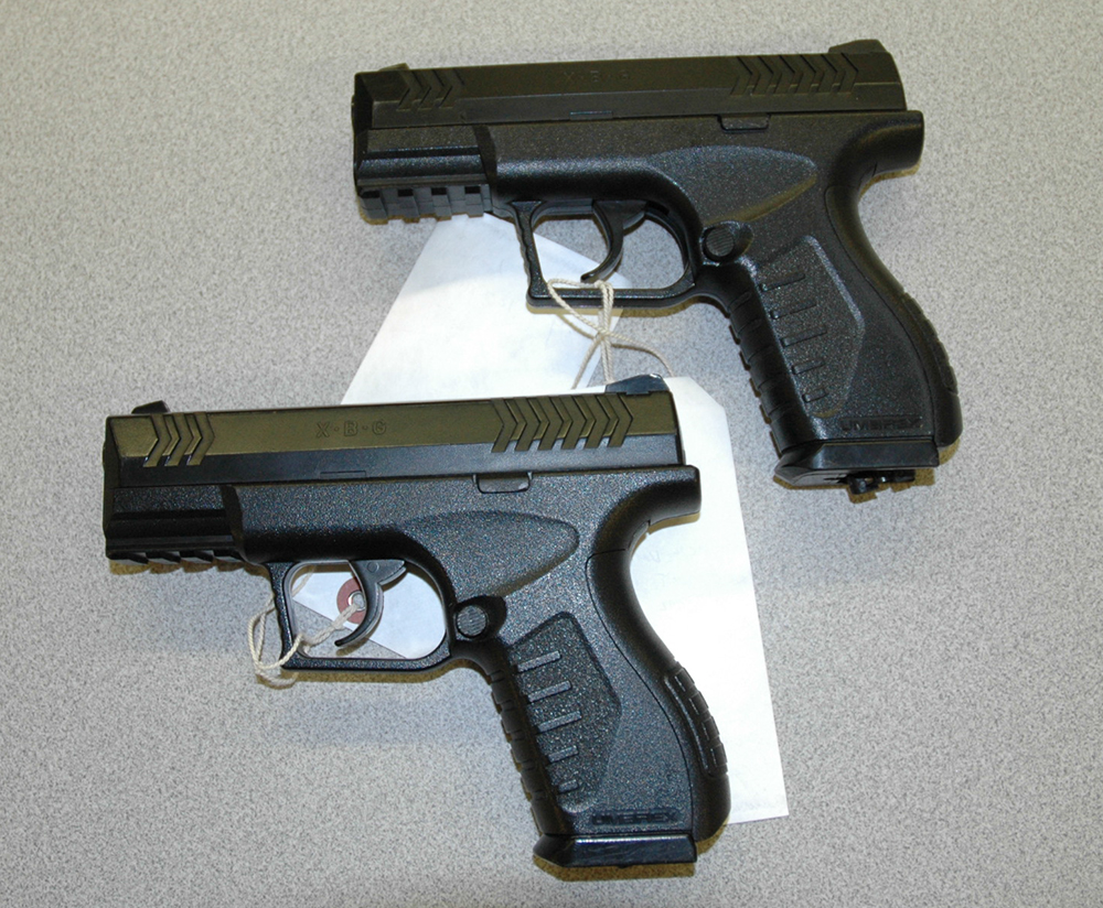 Two of more than a dozen firearms that were seized in a small Manitoba town in 2016. The rate of youth suicide by gun grew by about 60 per cent in the U.S. from 2007 to 2014.