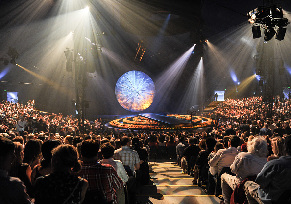 The opening of Cirque Du Soleil's "Luzia."