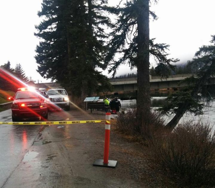 RCMP said a deceased male was found in the Bow River in Banff on Monday, Nov. 14, 2016.