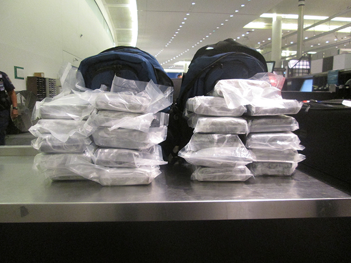 An unclaimed suitcase from Panama turned up more than 20 kilograms of cocaine in Toronto last month.