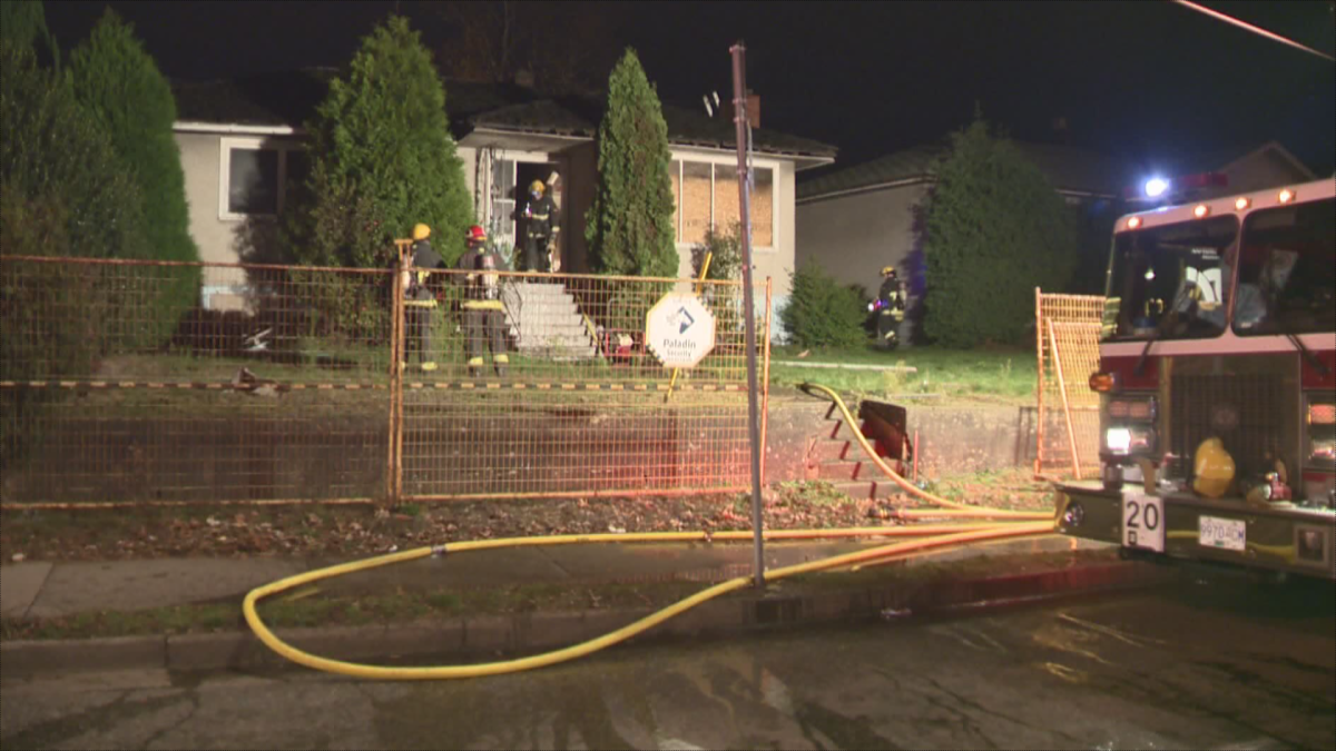 Another Vacant Home Burns Down In Vancouver - Bc 