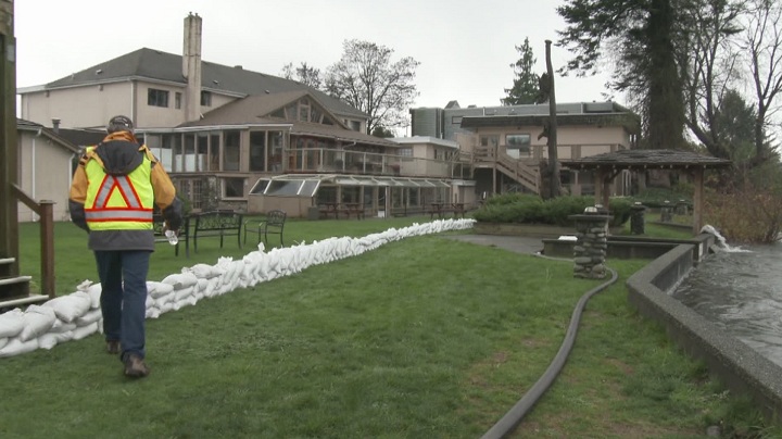 Crews along the Campbell River are preparing for possible flooding.