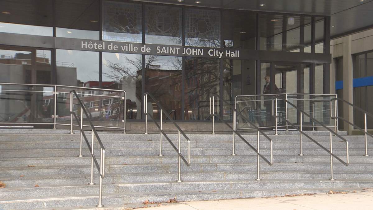 The city hall building in Saint John, N.B.