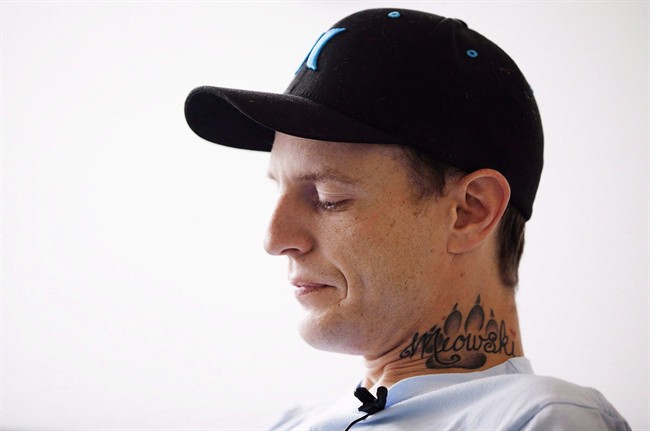 Joel Zimmerman, better known as Canadian electronic dance musician Deadmau5 on July 22, 2013, in Toronto.
