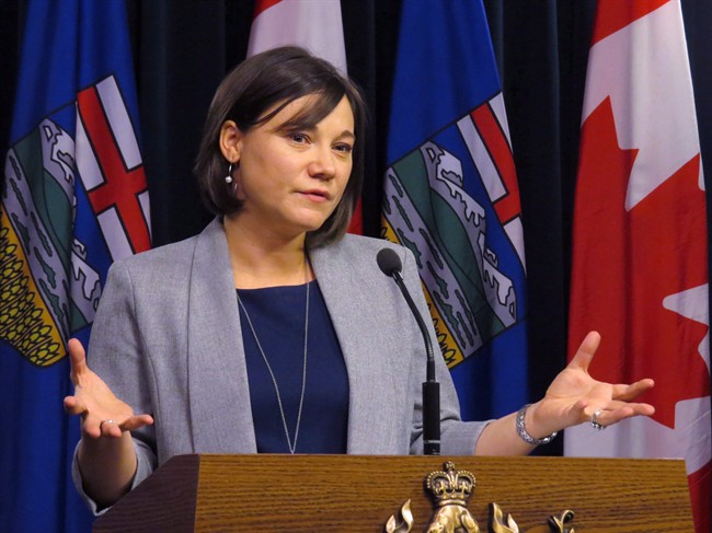 File photo of Alberta Environment Minister Shannon Phillips.