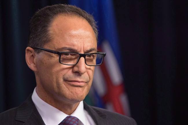 File: Alberta Finance Minister Joe Ceci.