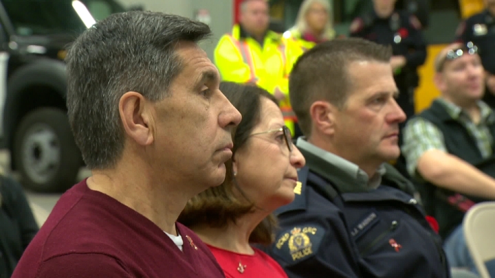 Dan and Brenda Lavallee at MADD Calgary launch of Project Red Ribbon on Nov. 2, 2016.