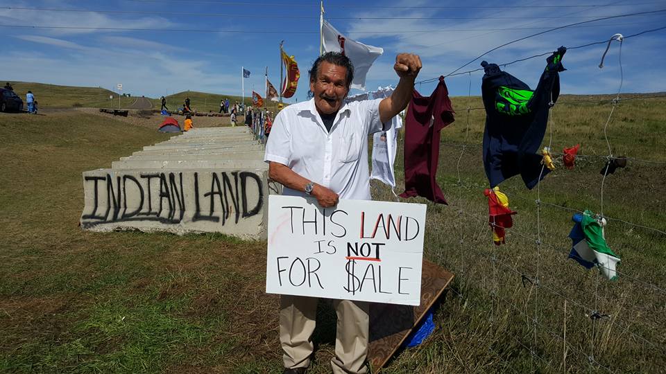 Henderson's father wanted to witness the "revolution" in Standing Rock after being diagnosed with lung cancer.