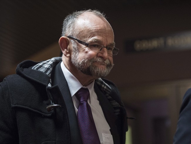 Toronto pastor Brent Hawkes arrives at provincial court in Kentville, N.S. on Tuesday, November 14, 2016.