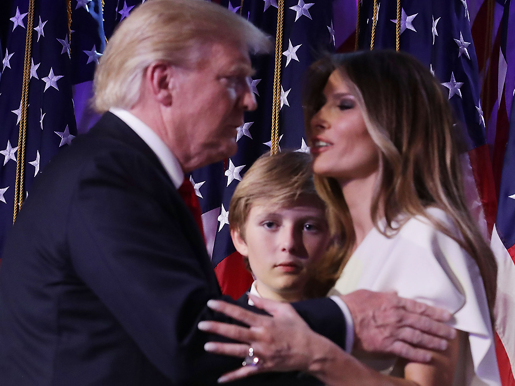 Donald Trump, Barron Trump, Melania Trump