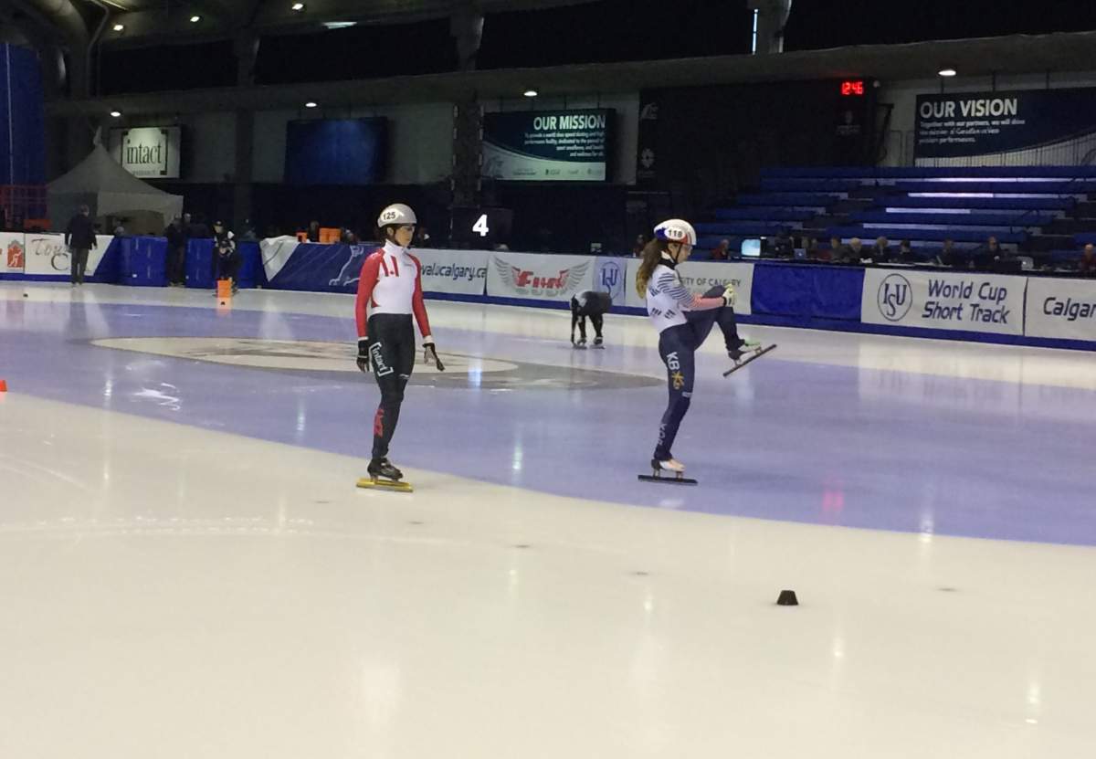 Speed skater Marie-Eve Drolet returns to World Cup after birth of 1st child - image