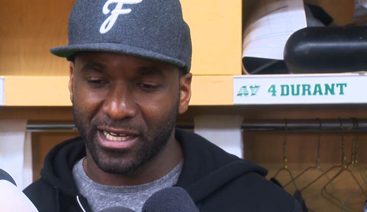 Darian Durant is set to become a free agent in February if he and the Saskatchewan Roughriders don't come to a new deal that keeps him in Regina.