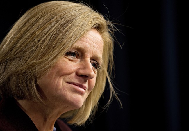 A file photo of Alberta Premier Rachel Notley is shown.