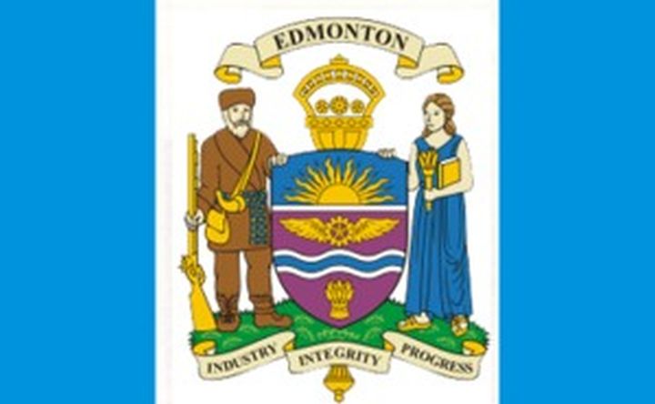 The City of Edmonton's official flag. 