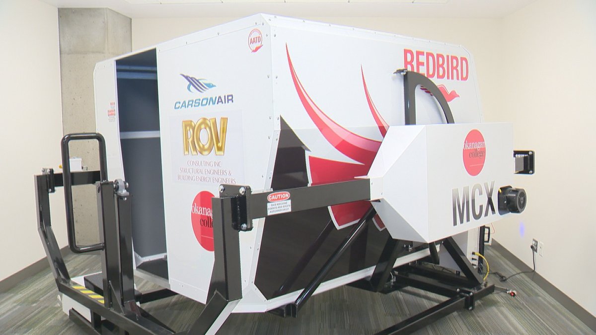 New flight simulator to help Okanagan College students take off - image