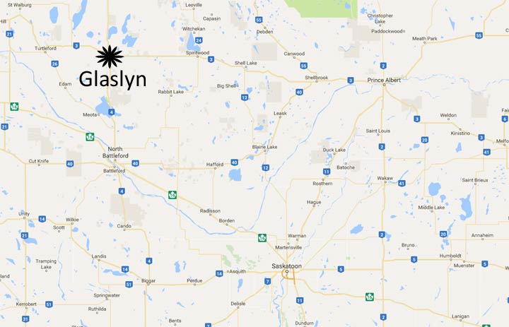 An advisory was issued Tuesday warning residents in Glaslyn, Sask., of a number of wolves in the village.